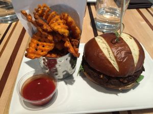 Veggie Burger at DEN - Root Down - TC in Denver