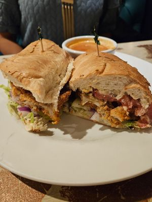Oyster Po boy at DEN - Root Down - TC in Denver