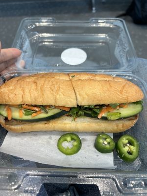 Tofu bah mi sándwich   at DEN - Root Down - TC in Denver