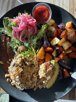 Vegan tofu scramble  at DEN - Root Down - TC in Denver
