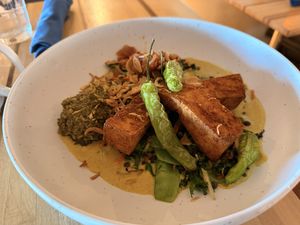 Country Fried Tofu  at DEN - Root Down - TC in Denver