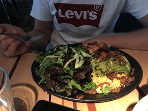 Vegan tofu scramble  at DEN - Root Down - TC in Denver