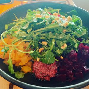 Beet salad at DEN - Root Down - TC in Denver