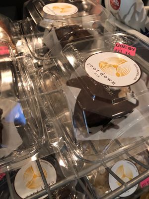 Vegan brownie - they also have vegan cookies too at DEN - Root Down - TC in Denver