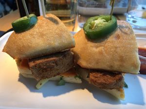 Banh Mi with country fried tofu at DEN - Root Down - TC in Denver
