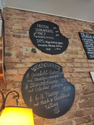 Die Karte at Kruemelkueche in Duisburg