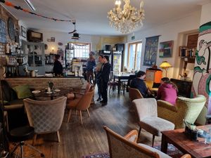 Inside at Kruemelkueche in Duisburg