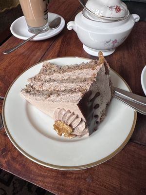 Schoko-Walnusstorte  at Kruemelkueche in Duisburg