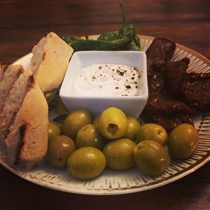 Antipasti-Teller at Kruemelkueche in Duisburg