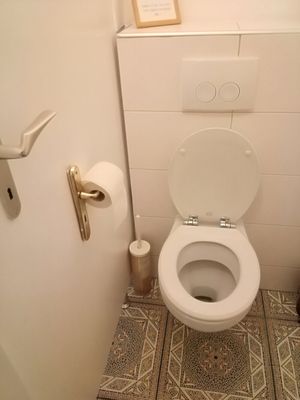 Toilet at Kruemelkueche in Duisburg