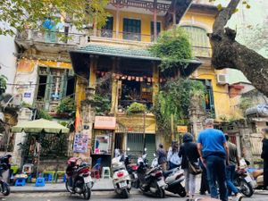  at Loading T Café in Hanoi