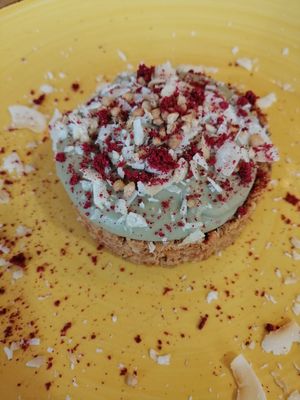 Raw Vegan Carrot Cake at Moyome in Krems An Der Donau