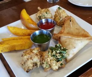 Sampler Platter (vegan) at Chai Shai in Kansas City