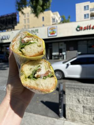 Standing out front on N Laurel Ave  at Vromage Dairy-Free Cheese Shop in West Hollywood