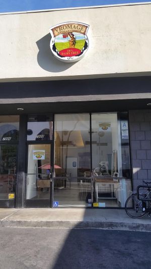 Outside Vromage at Vromage Dairy-Free Cheese Shop in West Hollywood