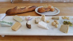 Vegan Cheese in Vromage at Vromage Dairy-Free Cheese Shop in West Hollywood