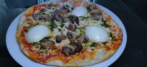 Vegan pizza! at Vromage Dairy-Free Cheese Shop in West Hollywood