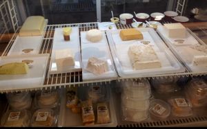 selection at Vromage Dairy-Free Cheese Shop in West Hollywood