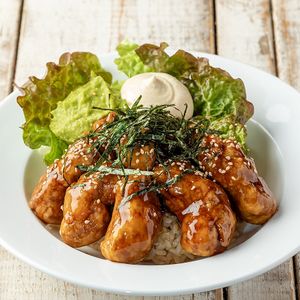 Teriyaki rice bowl, 100% plant-based at AIN SOPH.SENDAI in Sendai