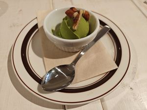 Matcha ice cream at AIN SOPH.SENDAI in Sendai
