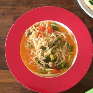 Delicious pasta of the day at Brunetti's Veganarium in Berlin