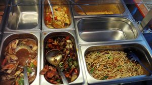 Great assortment in lunch buffé at Vegegården in Malmo