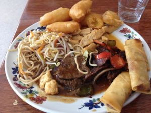 Vegan food from Vegegården in Malmö at Vegegården in Malmo