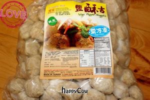 You can buy veggie meat there too.
This is veggie pepper nuggets at Vegegården in Malmo