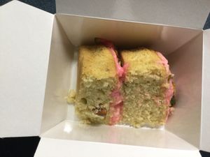 Take out cake, delicious  at The Old Hardware Shop in Liverpool