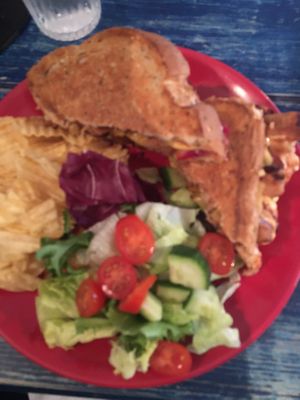 Bbq sausage toasted sandwich  at The Old Hardware Shop in Liverpool