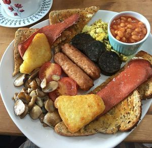 Breakfast of champions at The Old Hardware Shop in Liverpool