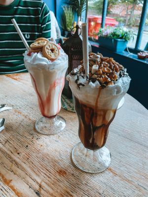 Jammie dodger & snickers shake at The Old Hardware Shop in Liverpool