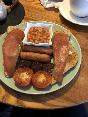 Traditional breakfast  at The Old Hardware Shop in Liverpool