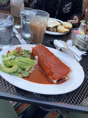 Veggie burrito   at Notchtop Bakery and Cafe in Estes Park