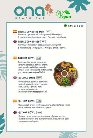 ONA BEACH VEGAN 2022   at Ona Beach Bar in Roses