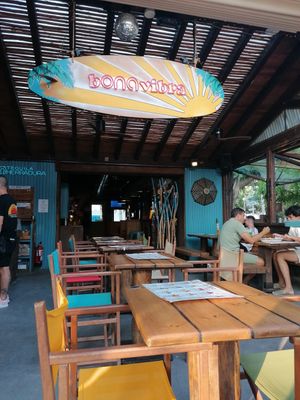 Inside at Ona Beach Bar in Roses