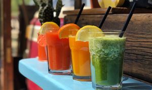 Fresh & Natural juices at Ona Beach Bar in Roses