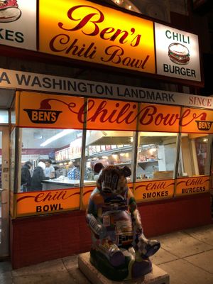 Storefront now (Feb 2020) at Ben's Chili Bowl in Washington