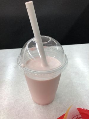 Milkshake with very little flavor at Ben's Chili Bowl in Washington