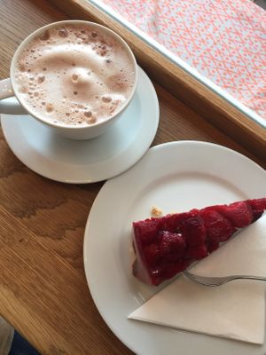 yummy sweets  at Eugens Bio Cafe Restaurant in Konstanz