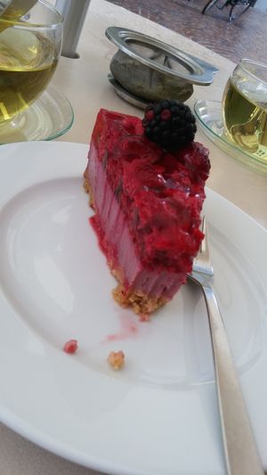 The NoCheesecake at Eugens Bio Cafe Restaurant in Konstanz
