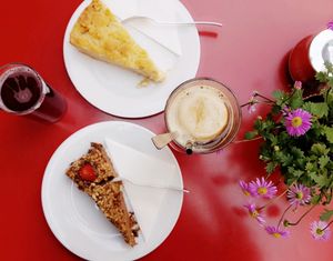 leckerer Kuchen at Eugens Bio Cafe Restaurant in Konstanz