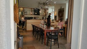 Interior at Eugens Bio Cafe Restaurant in Konstanz