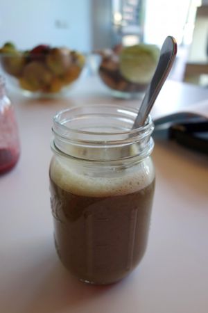 Mushroom soup. at Rauw in Rotterdam