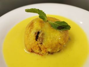 Postre at Km.0 in San Sebastian