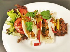 Tacos at Km.0 in San Sebastian