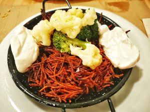 Fideua at Km.0 in San Sebastian