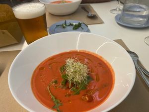 Salmorejo  at Km.0 in San Sebastian
