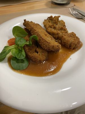 Seitan, wasn’t good    at Km.0 in San Sebastian