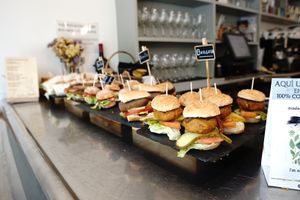 Some of the pixnos  at Km.0 in San Sebastian